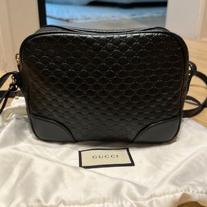 GUCCI Microguccissima Mini Bree Crossbody Bag